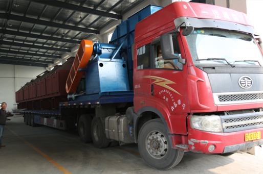 噴漆室有機廢氣治理工程今日出貨！