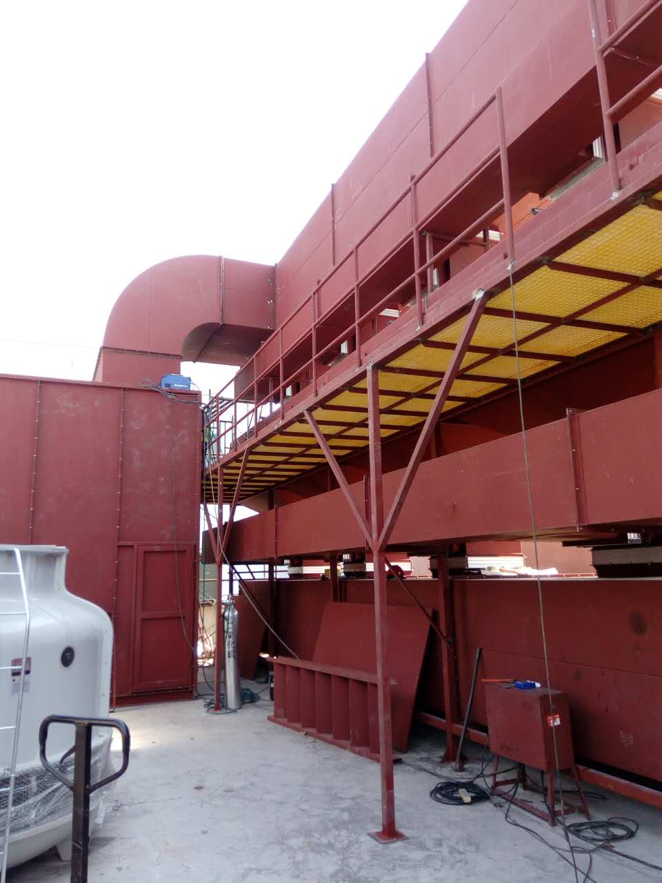 【揚州綠之源環(huán)?！课矫摳酱呋紵椖堪惭b現(xiàn)場