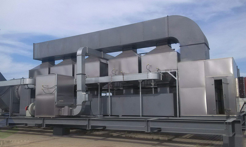 【揚州綠之源環(huán)?！磕ν熊囃垦b行業(yè)有機廢氣的處理工藝研究